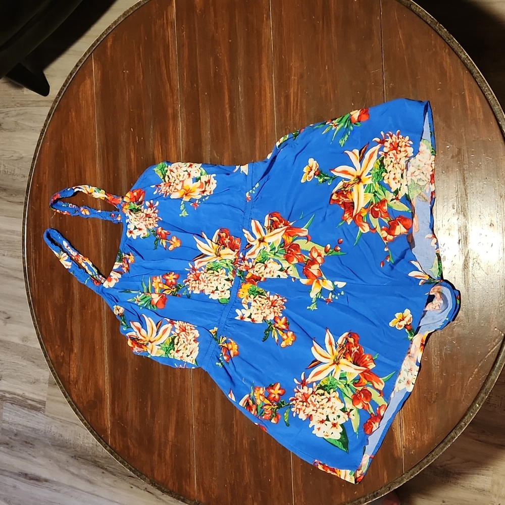 Express Hawaiian Print Shorts Jumper (0617) 💥